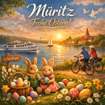 Ostern an der M&uuml;ritz, Mecklenburgische Seenplatte